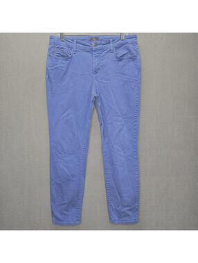 NYDJ Clarissa Ankle Jeans Blue Women's 12 Lift Tuck Slim Leg Made in USA